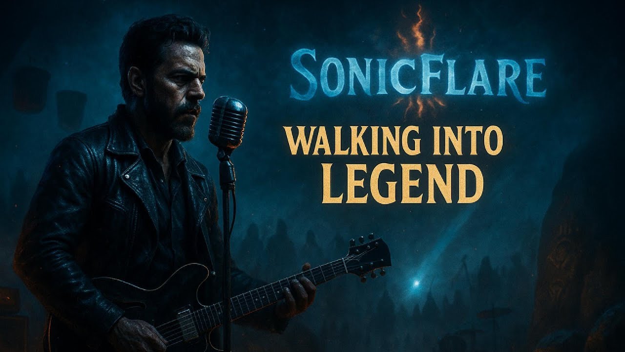 SonicFlare &ndash; WALKING INTO LEGEND &ndash; (Epic Dark Blues Music Video 2026)