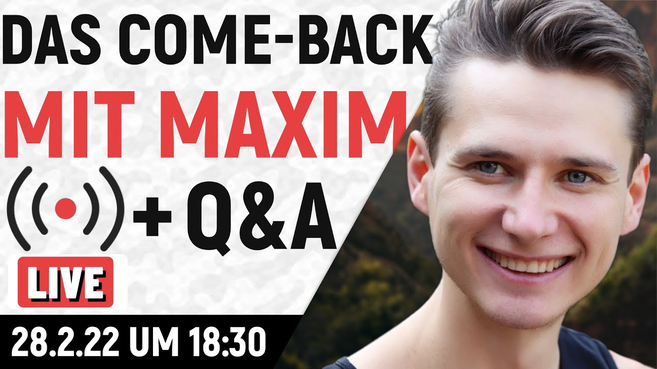Das Come-back mit Maxim, Q&A  und die großen Fehler meiner Rohkost Ernährung