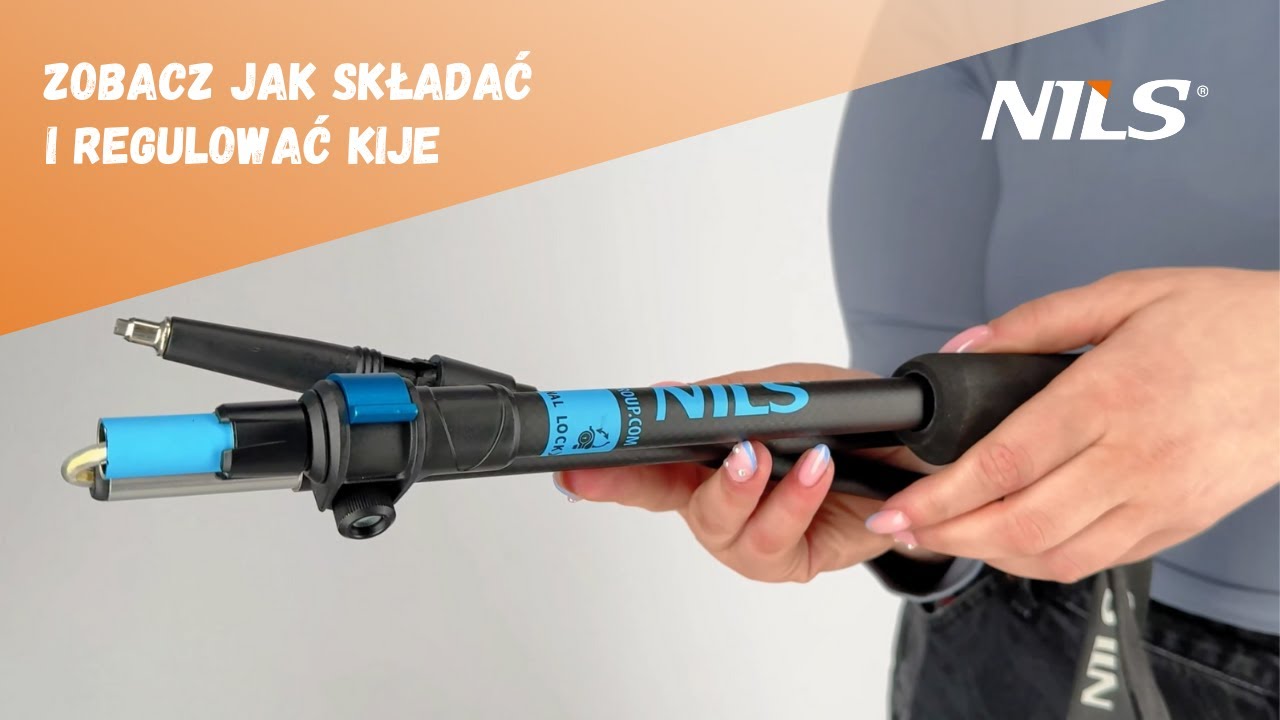 JAK REGULOWAĆ I SKŁADAĆ KIJE TREKKINGOWE? | Instrukcja NILS TK8604