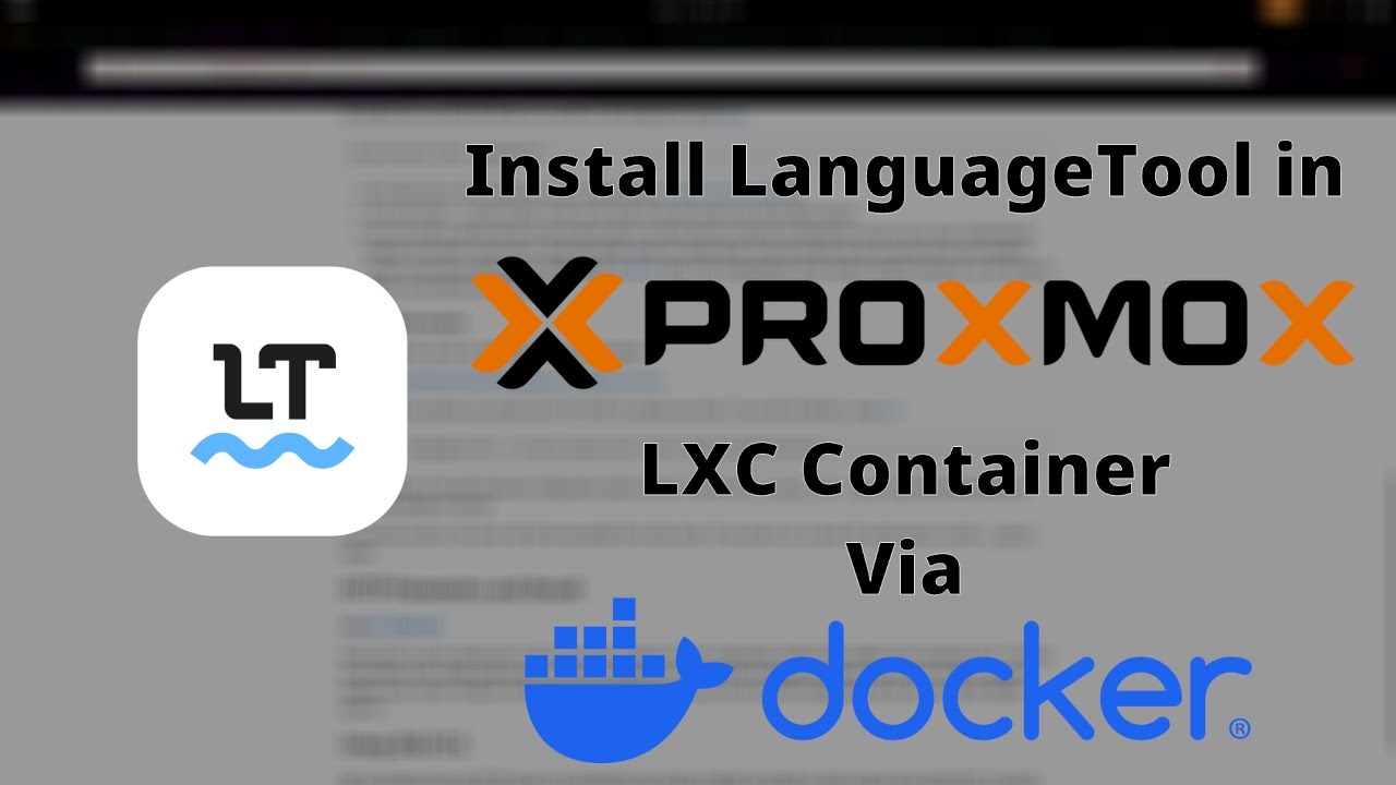 LanguageTool Installation Guide for Proxmox VE