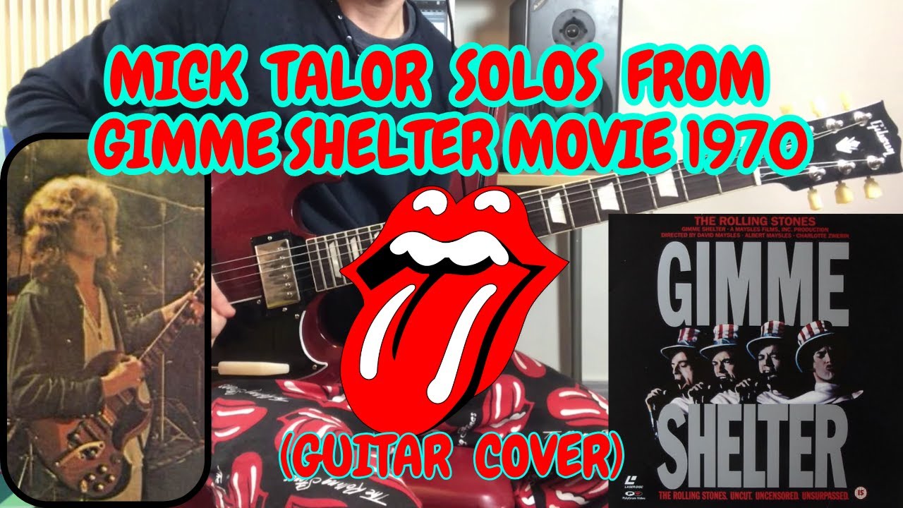 The Rolling Stones - Mick Taylor Solos from Gimme Shelter Movie 1970 (Guitar Cover)