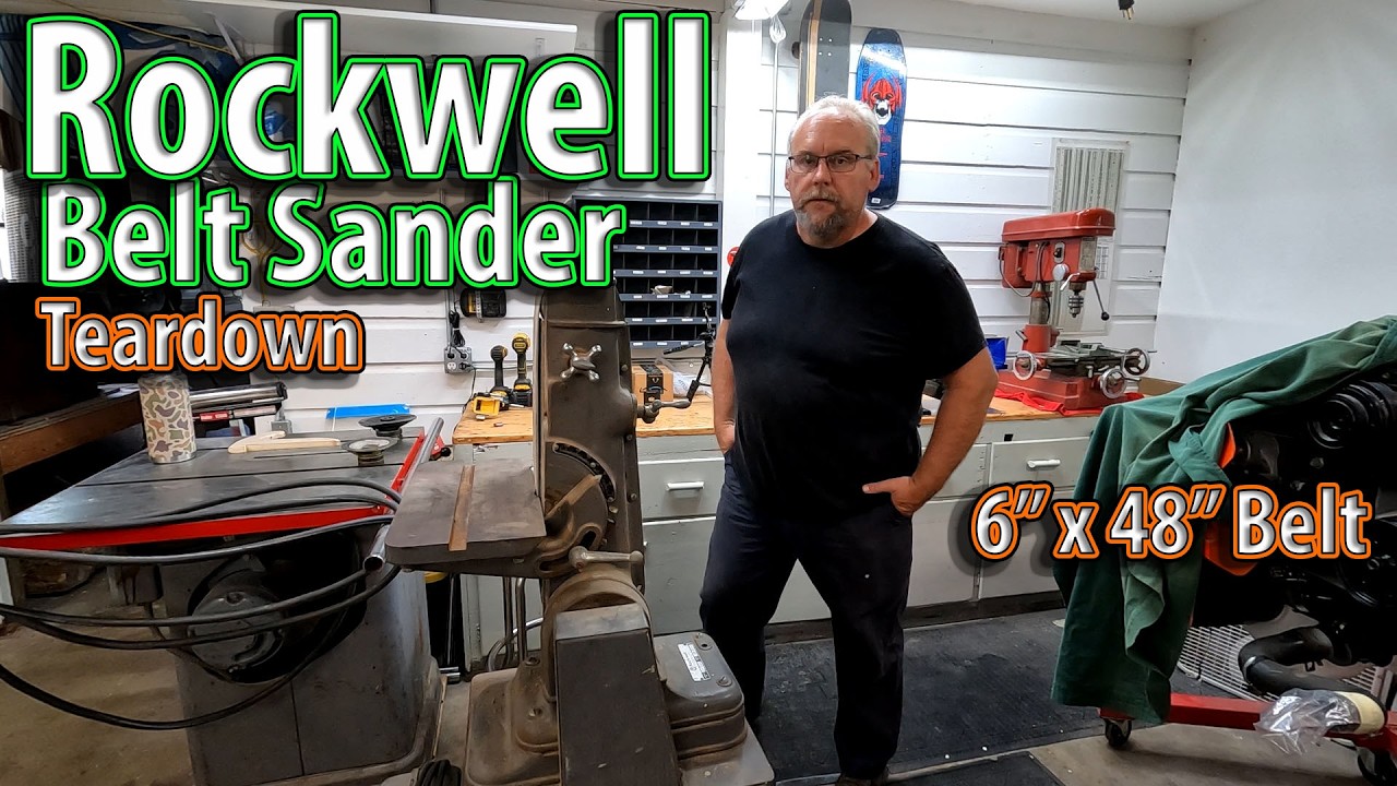 1960s Delta Rockwell Sander, Model 31-501  6x48 Belt Pt.1 - Teardown