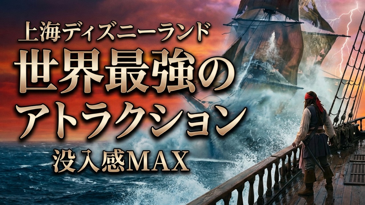 【没入感MAX】上海ディズニーでジャック・スパロウと冒険！カリブの海賊アトラクションがヤバすぎる！