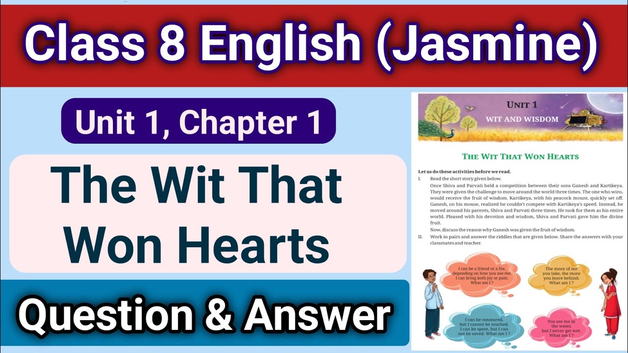 The Wit That Won Hearts: Question Answers | Class 8 English Chapter 1 Question Answers