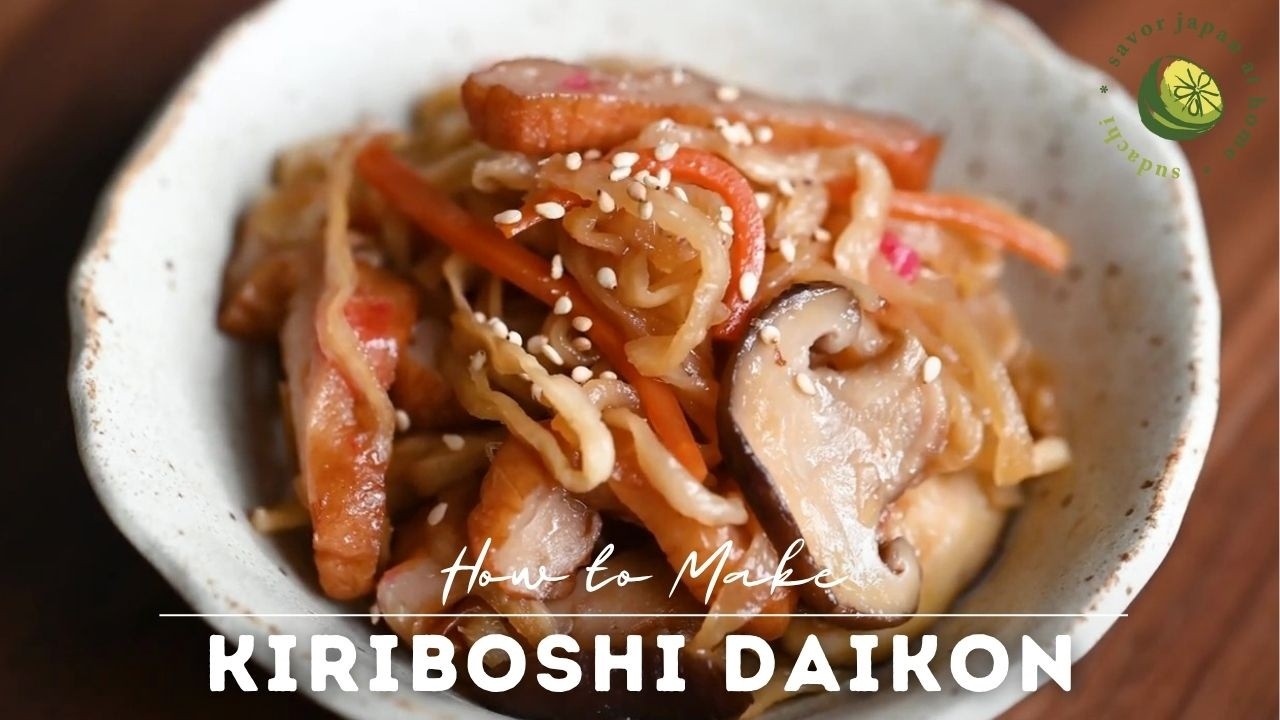 How to Make Simmered Kiriboshi Daikon