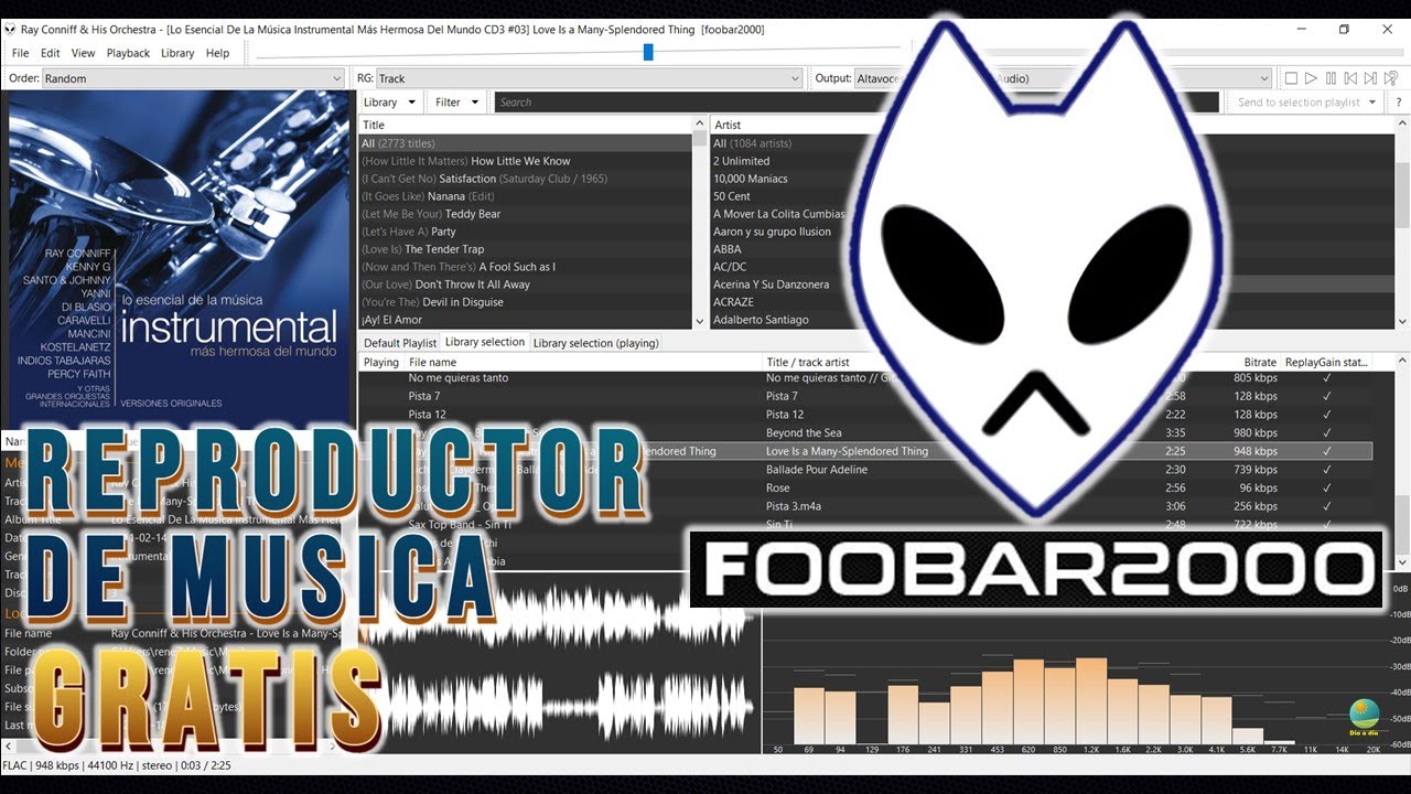 FOOBAR2000 👽 El mejor reproductor de Música, es Gratis!