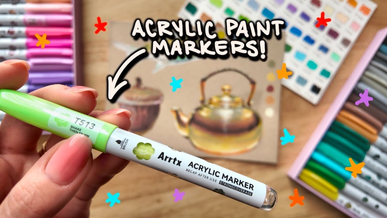 Рисуем акриловыми маркерами! - при участии Arrtx