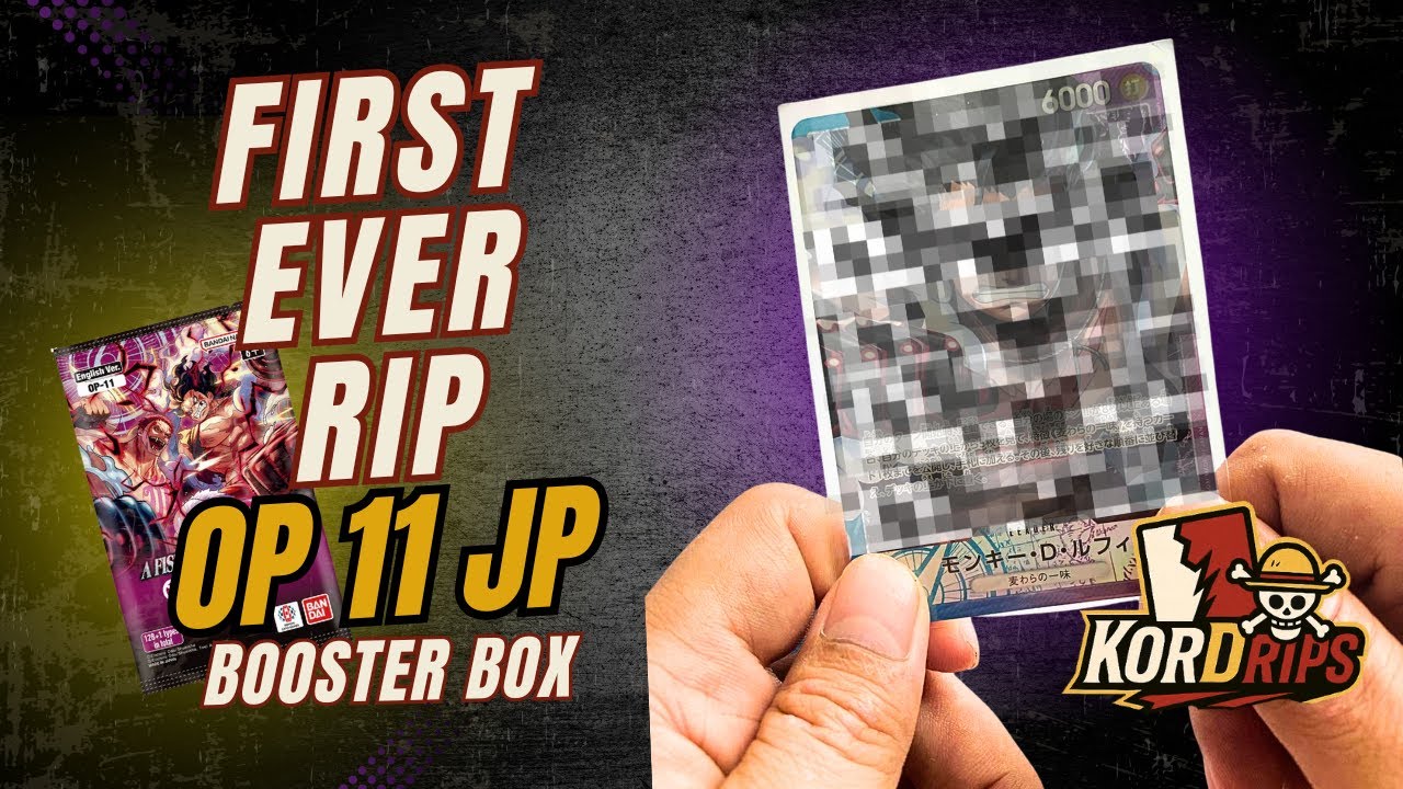 First Time Opening a One Piece TCG Booster Box (OP11 JP) — I Didn’t Expect This!