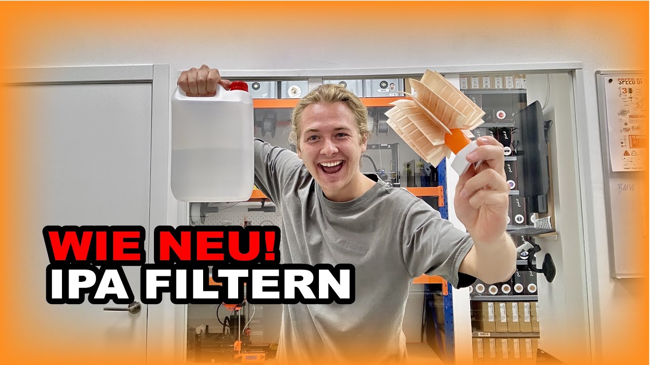 IPA Filter für den PRUSA CW1S / filtern & reinigen / Sonntags update