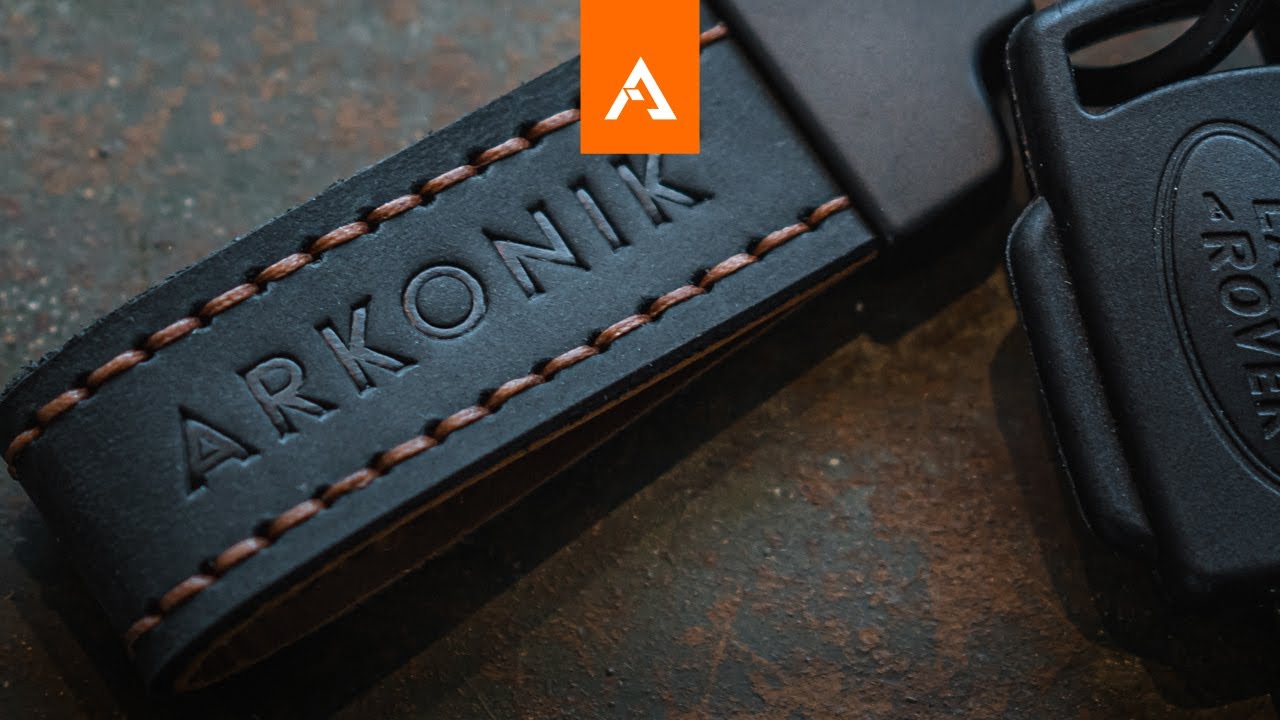 Arkonik Land Rover Leather Keychains: Hand crafted in Bristol