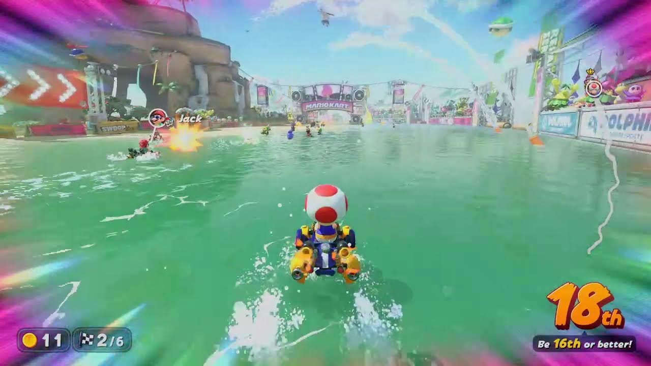 FIRST EVER Mario Kart stream