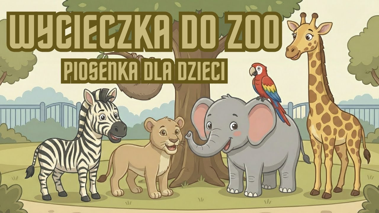 🦁 Wycieczka do ZOO | Piosenka dla dzieci 🦒