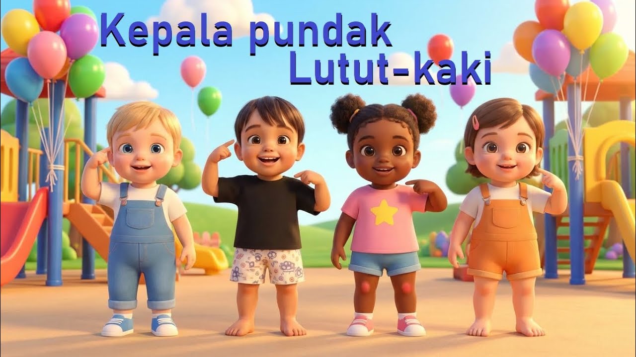 Lagu anak-anak Kepala pundak lutut kaki head shoulders knees Lagu Anak-Anak