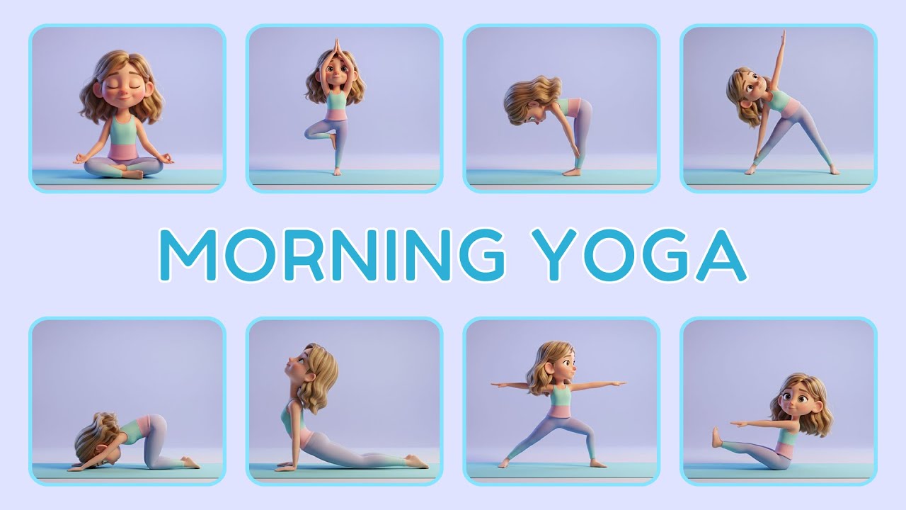 Wake Up Yoga with Luma | Morning Yoga for Kids #KidsYoga #FullBodyStretch #YogaForKids