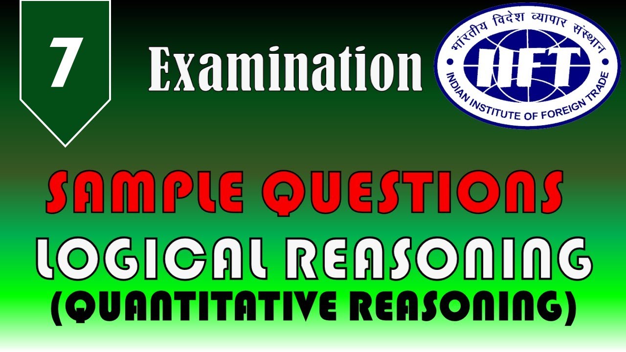 IIFT Exam | Quantitative Ability Sample Question Paper solution | Step-by-Step Explanation/Episode 7