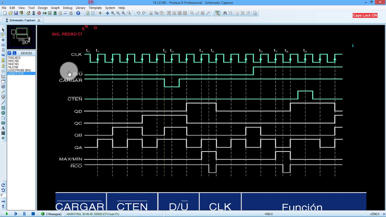 CONTADOR 74HC190 CAPT 17 PARTE 14