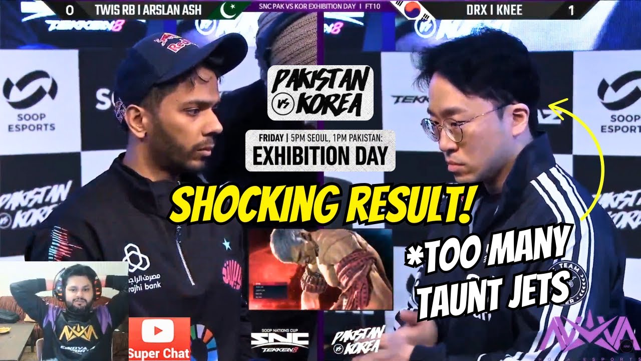 Arslan Ash vs Knee: Korea Dominates Pakistan in a Shocking Tekken 8 Showdown!