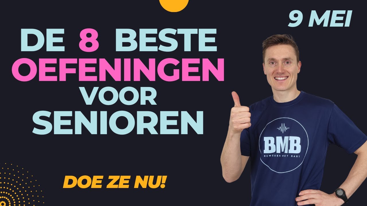 De BESTE OEFENINGEN voor ouderen! 10 min spieren versterken voor 60-plussers!