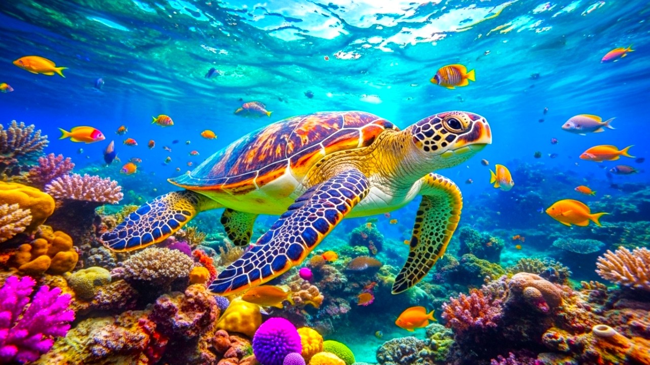 Dive Into the Mesmerizing Underwater Realm and Marvel at Sea Animal in The Best 4K ULTRA HD Aquarium