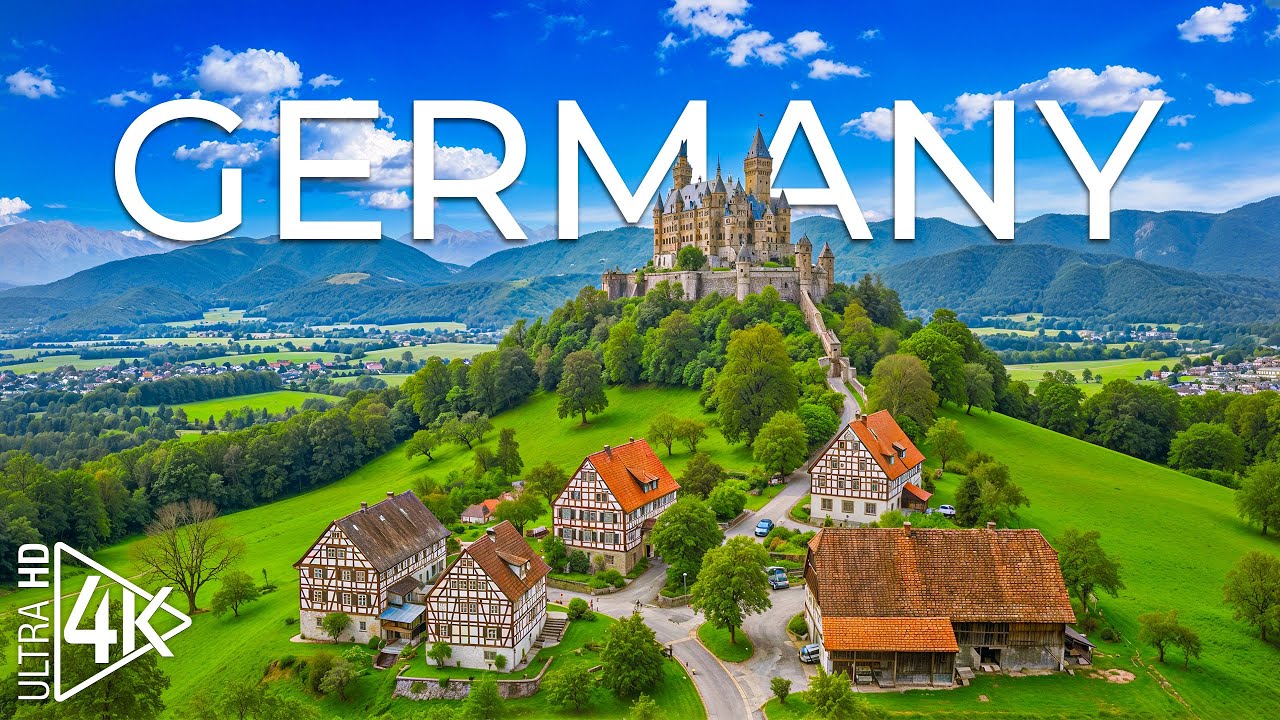 Germany 4K 🏰 Historic Towns, Rolling Countryside & Timeless European Landscapes in Soft Light