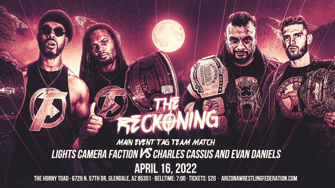Negative Zone Clash: Brothers Of Wrestling (c) Vs Lights Camera Faction(c)