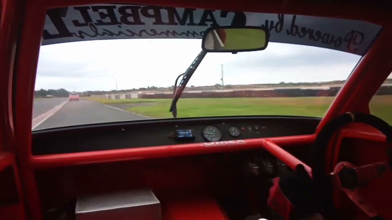 Kirkistown sprint Aug 22' - Garry Campbell on board , ( getting tips )
