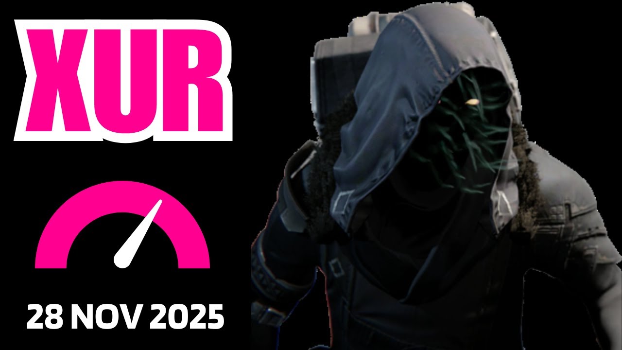 Where is XUR Today Destiny 1 D1 XUR Location and Official Inventory and Loot 28 Nov 2025, Nov/28/25