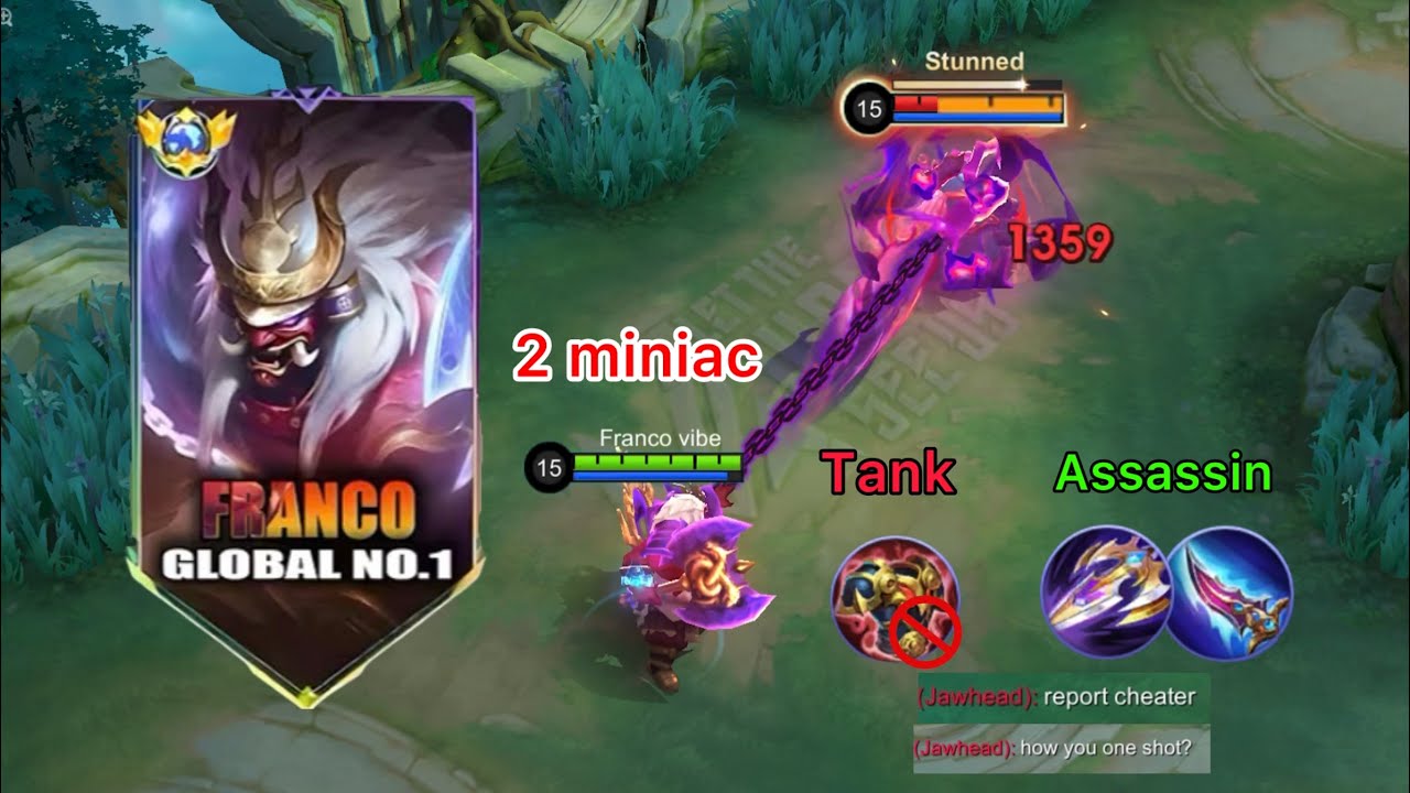 THIS FRANCO DAMAGE BUILD  IS ACTUALLY ILLEGAL 💀 | 1 HOOK = DEAD 🔥