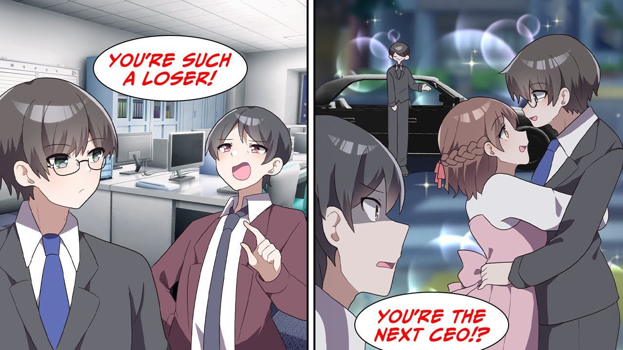 [Manga Dub] The new guy is such a snob until he finds out I'm dating the CEO's daughter... [RomCom]