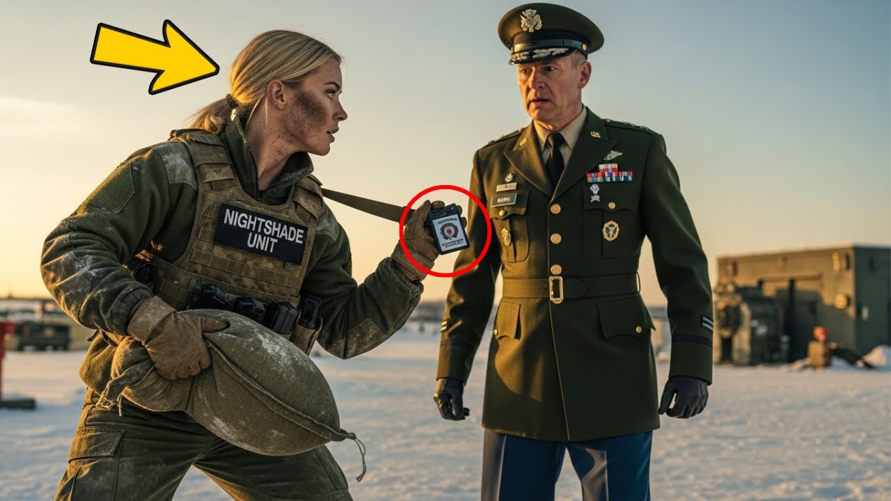 She Was Replacing Sandbags &mdash; Until the General Saw the Nightshade Unit Badge on Her Vest Strap