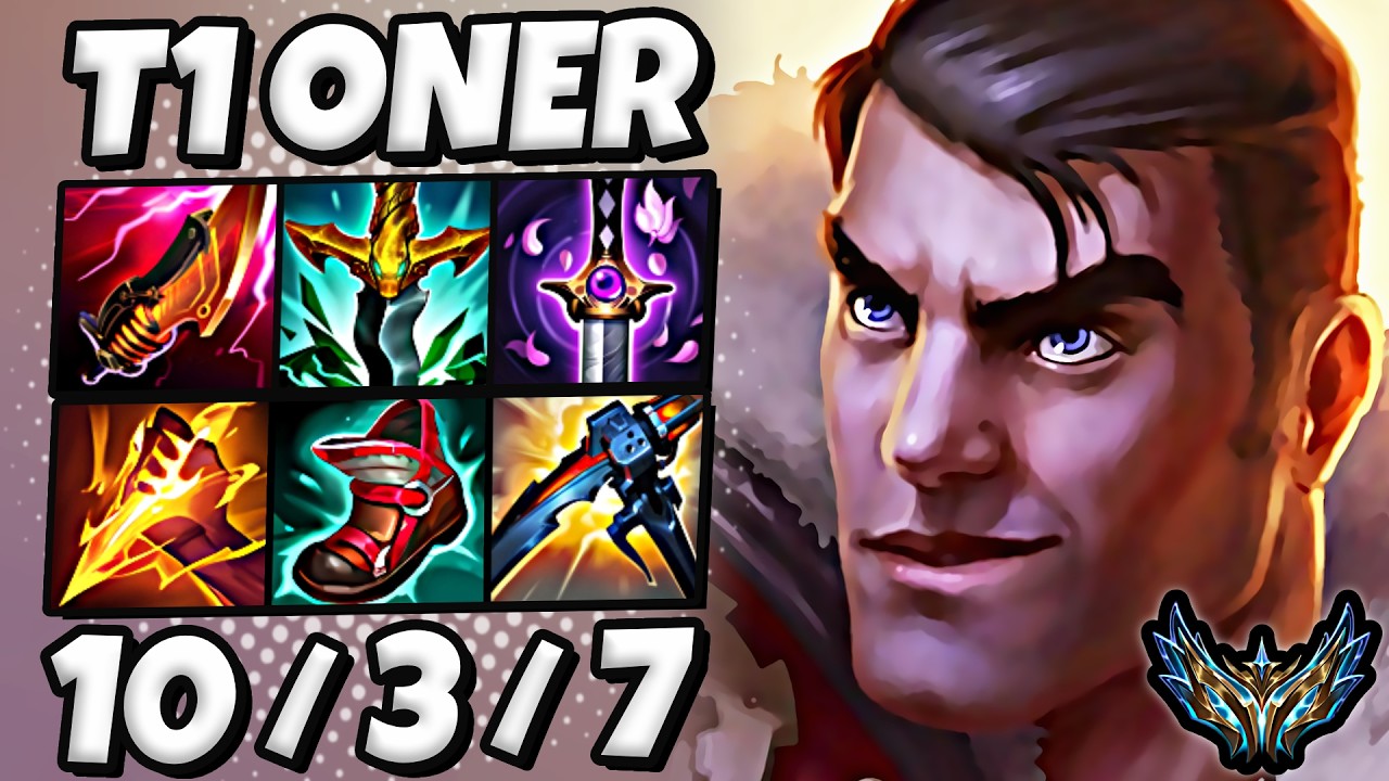 T1 Oner Jayce vs Sylas [ Jungle ] Korea Challenger 2277 LP | Patch 26.15