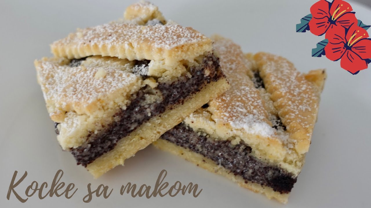 PRHKI STARINSKI KOLAČ SA MAKOM (POPPY SEEDS SQUARES)