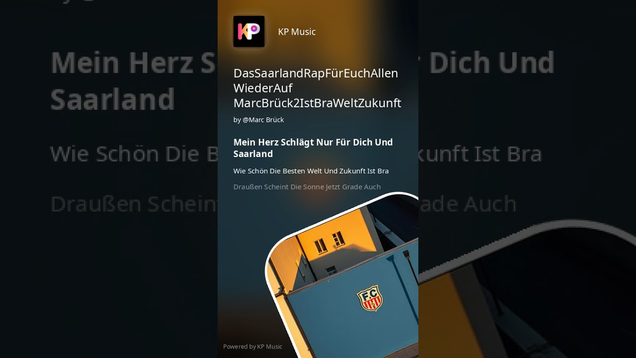 DasSaarlandRapFürEuchAllenAuchWiederAufBra SongDesJahres2026Ist OffiziellesMusikvideo 