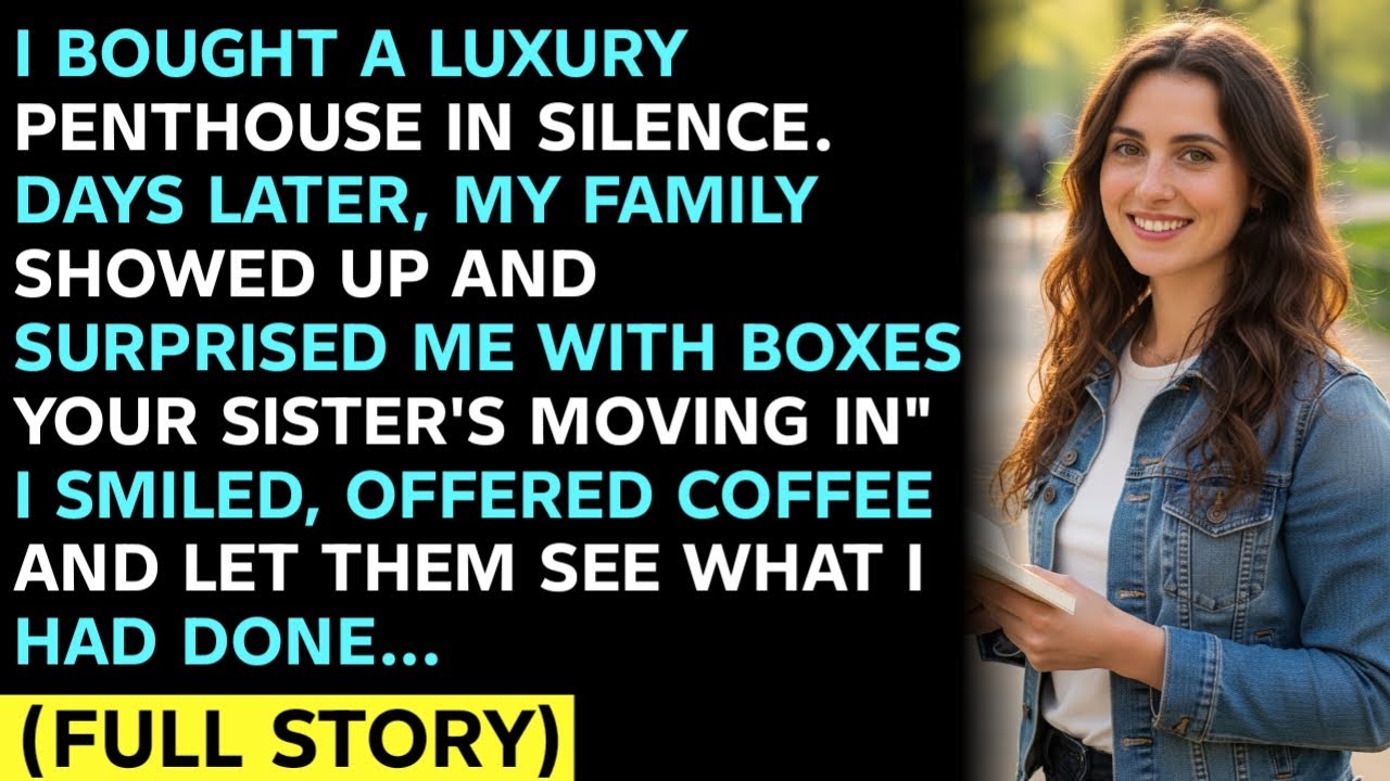 I BOUGHT A LUXURY PENTHOUSE IN SILENCE. DAYS LATER, MY FAMILY SHOWED UP AND SURPRISED ME WITH BOXES