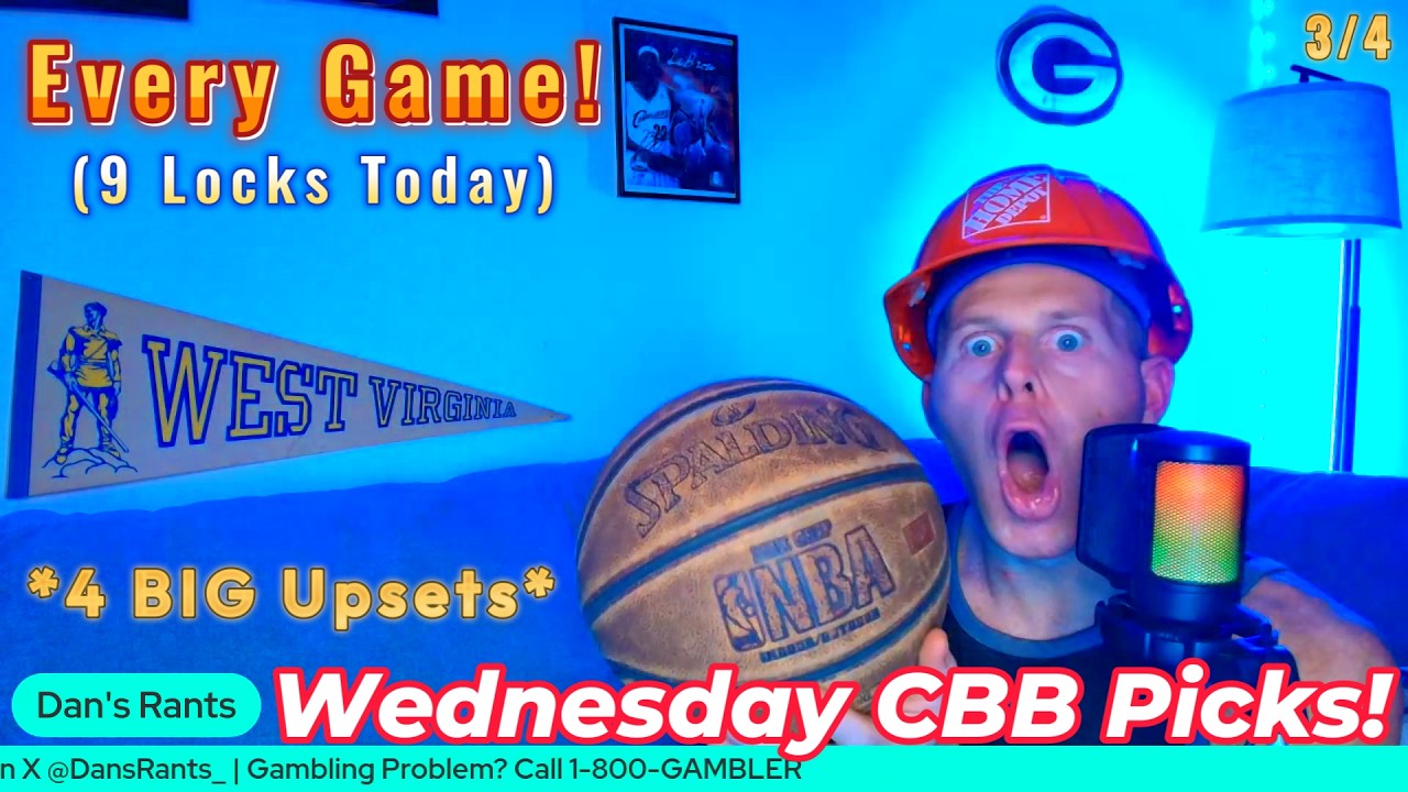 College Basketball Picks (EVERY GAME) - Wednesday, March 4th | 9 LOCKS!