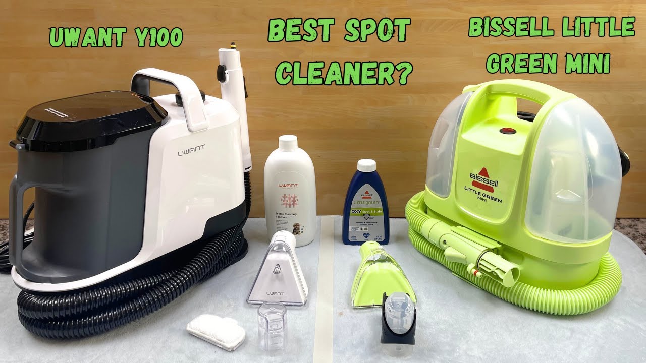 Лучшее средство для удаления пятен? UWANT Y100 против BISSELL Little Green Mini