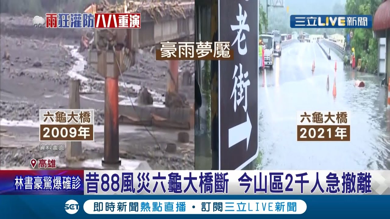 餘悸猶存... 高雄六龜雨量驚人 到處佈滿土石泥水! 居民憂心八八水災重演 嚇到整晚不敢睡! │記者 何正鳳 張哲儒 朱怡蓉 │【LIVE大現場】20210807│三立新聞台