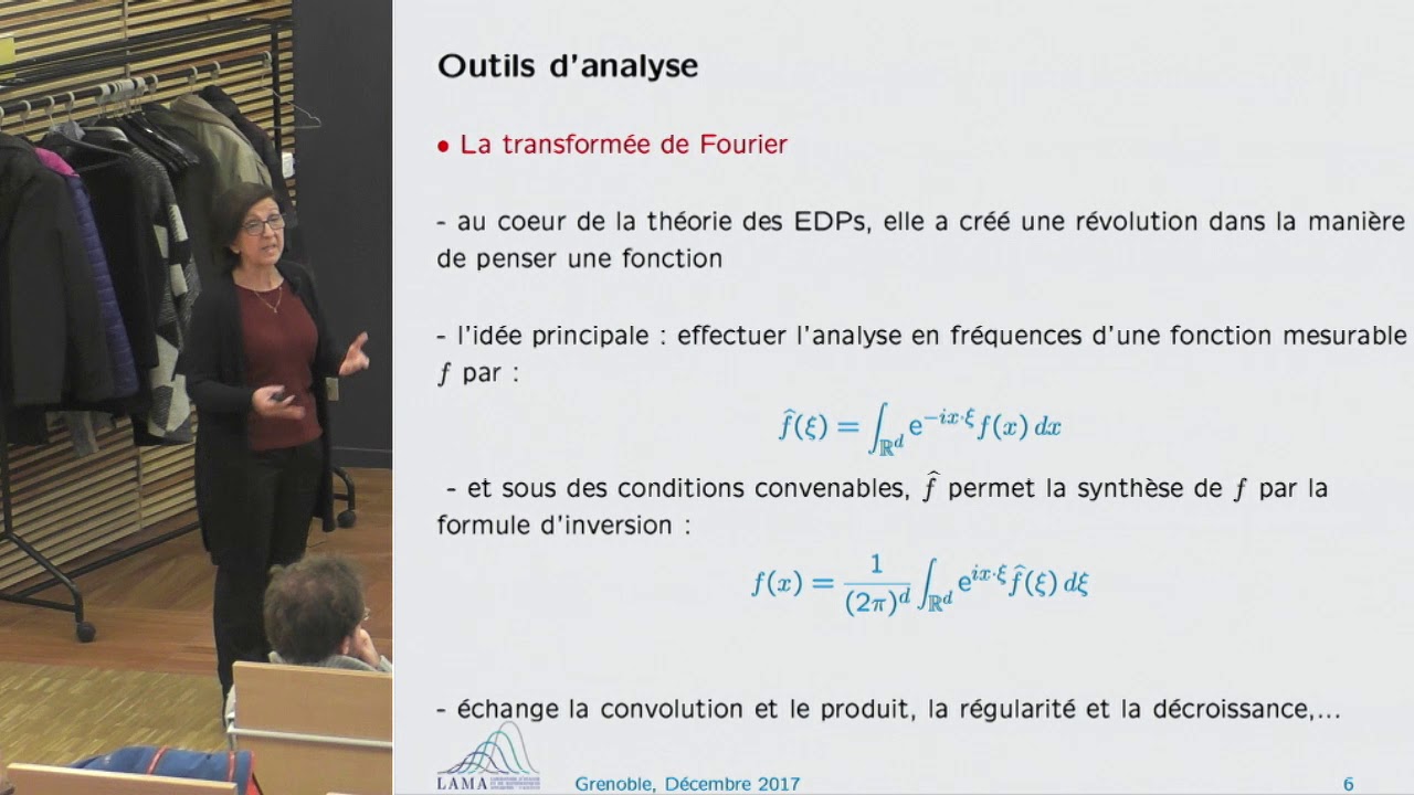 Hajar Bahouri - De l'analyse des EDPs non linéaires à la théorie des groupes