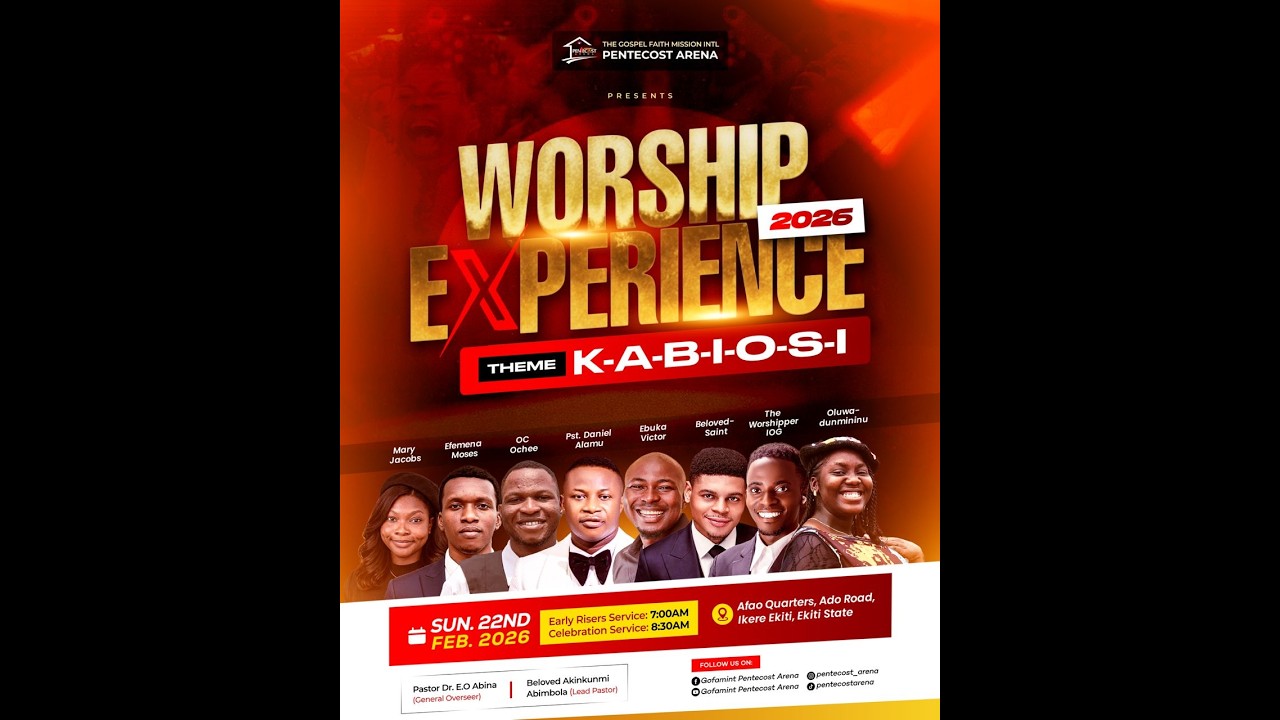 WORSHIP EXPERIENCE (K-A-B-I-O-S-I)