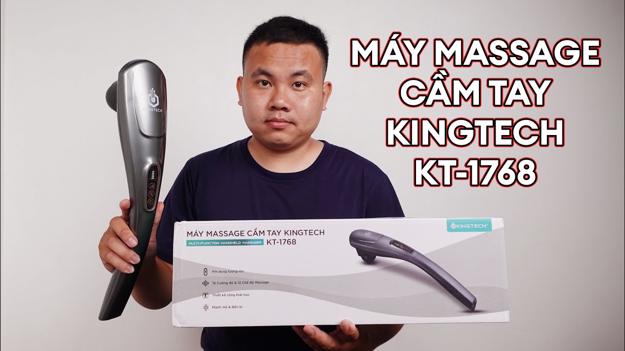 Máy massage cầm tay ngon nhất trong tầm giá 500K - KINGTECH KT-1768