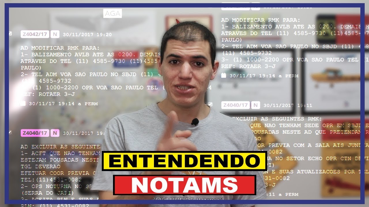Decifrando um NOTAM | Aeroclube de Jundiaí