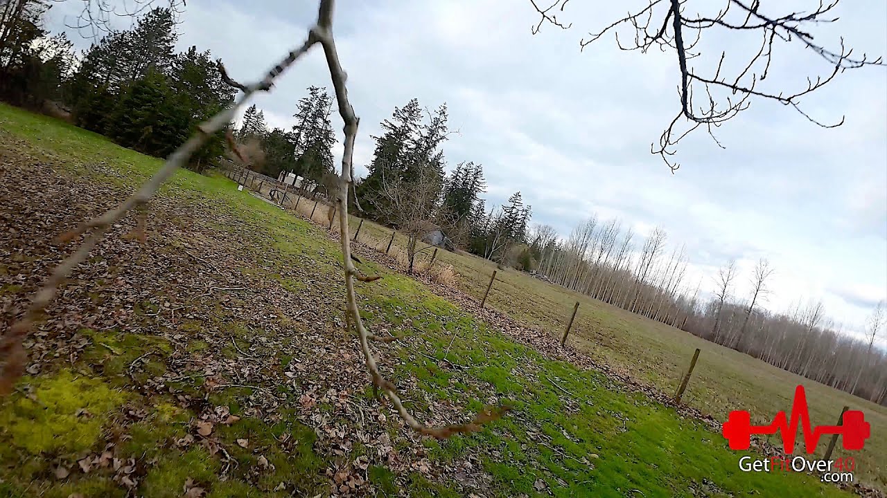 DJI Avata Flying Around Property Taking a Few Branches to the Face