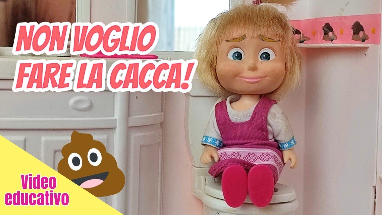 Non voglio fare la cacca! 💩/Le avventure di Masha