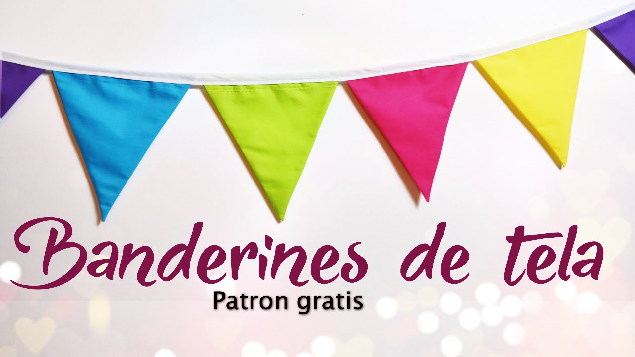 DIY - COMO HACER BANDERINES DE TELA - TUTORIAL DE COSTURA | Danii's Ways