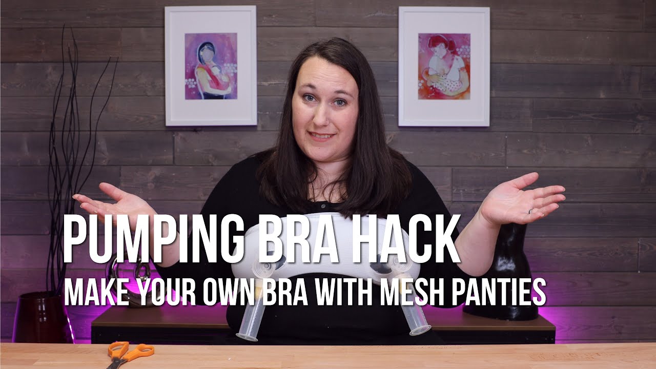 Homemade Pumping Bra : Use Mesh Panties to Hack Your Own Pumping Bra