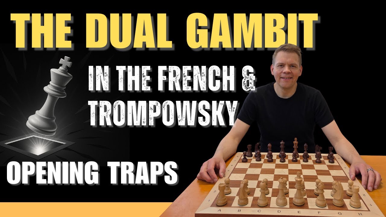 Дебютные ловушки: двойной гамбит во французской защите и защита Тромповского