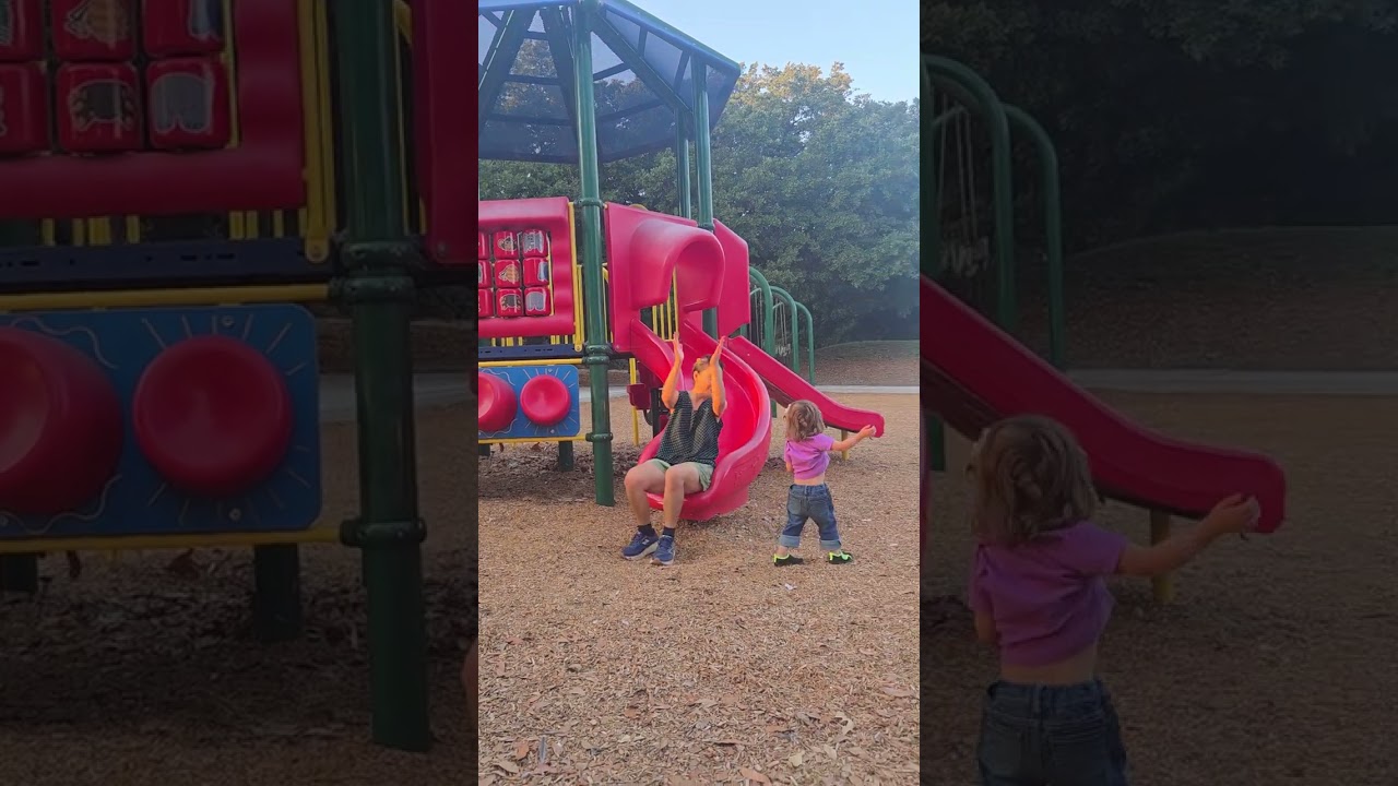 Lucy's first day at a park