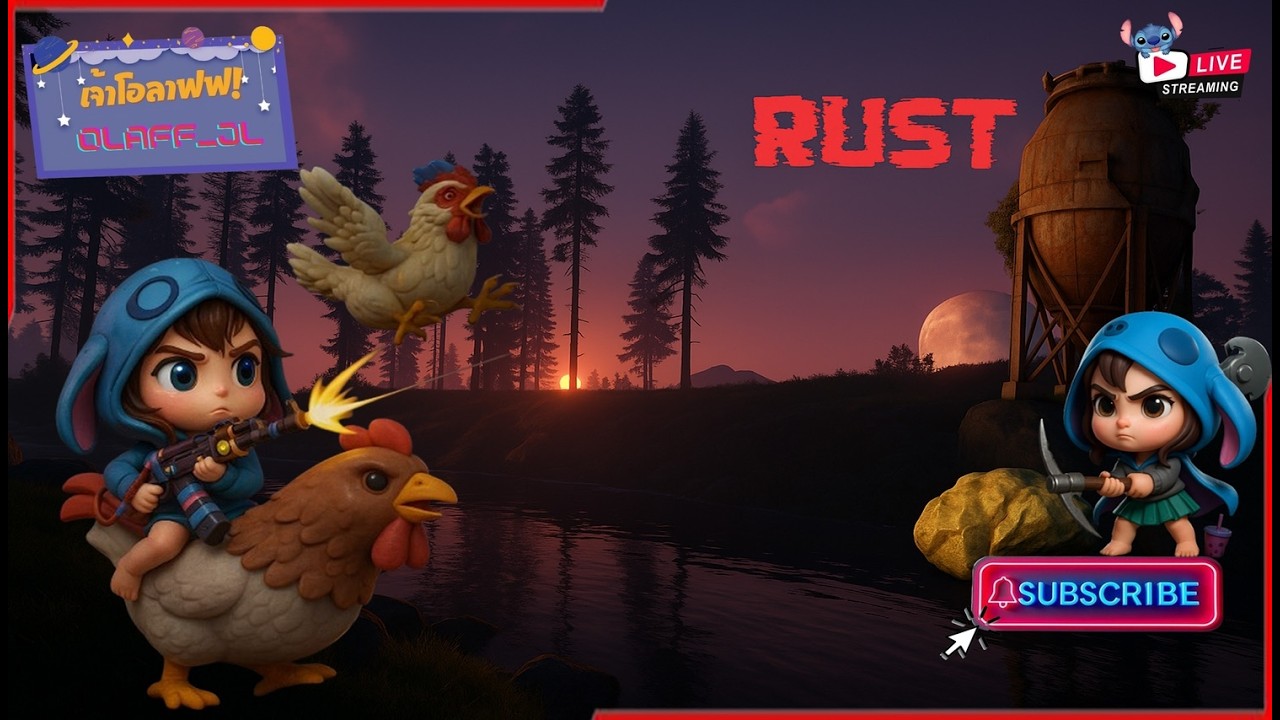 [🛑LIVE ] เซิฟนี้ยาวๆ RUST ✭