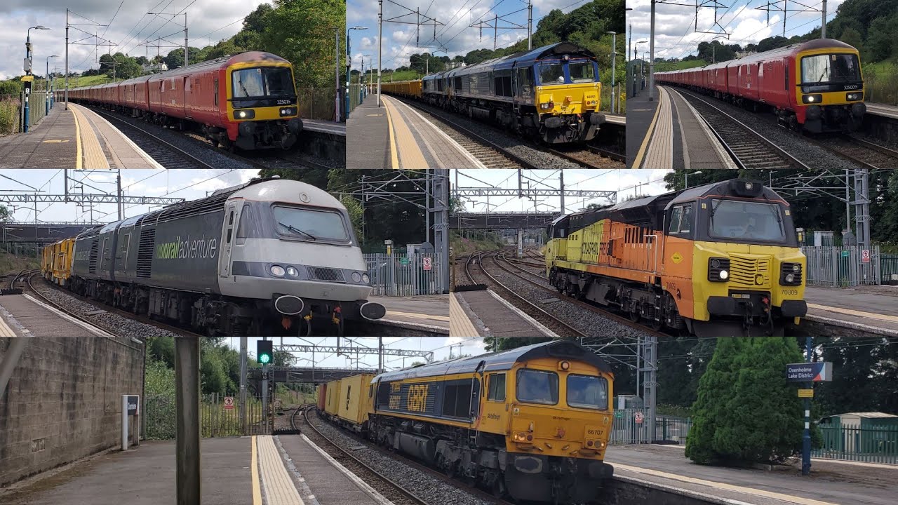 Trains at Oxenholme Lake District (23/07/2024)