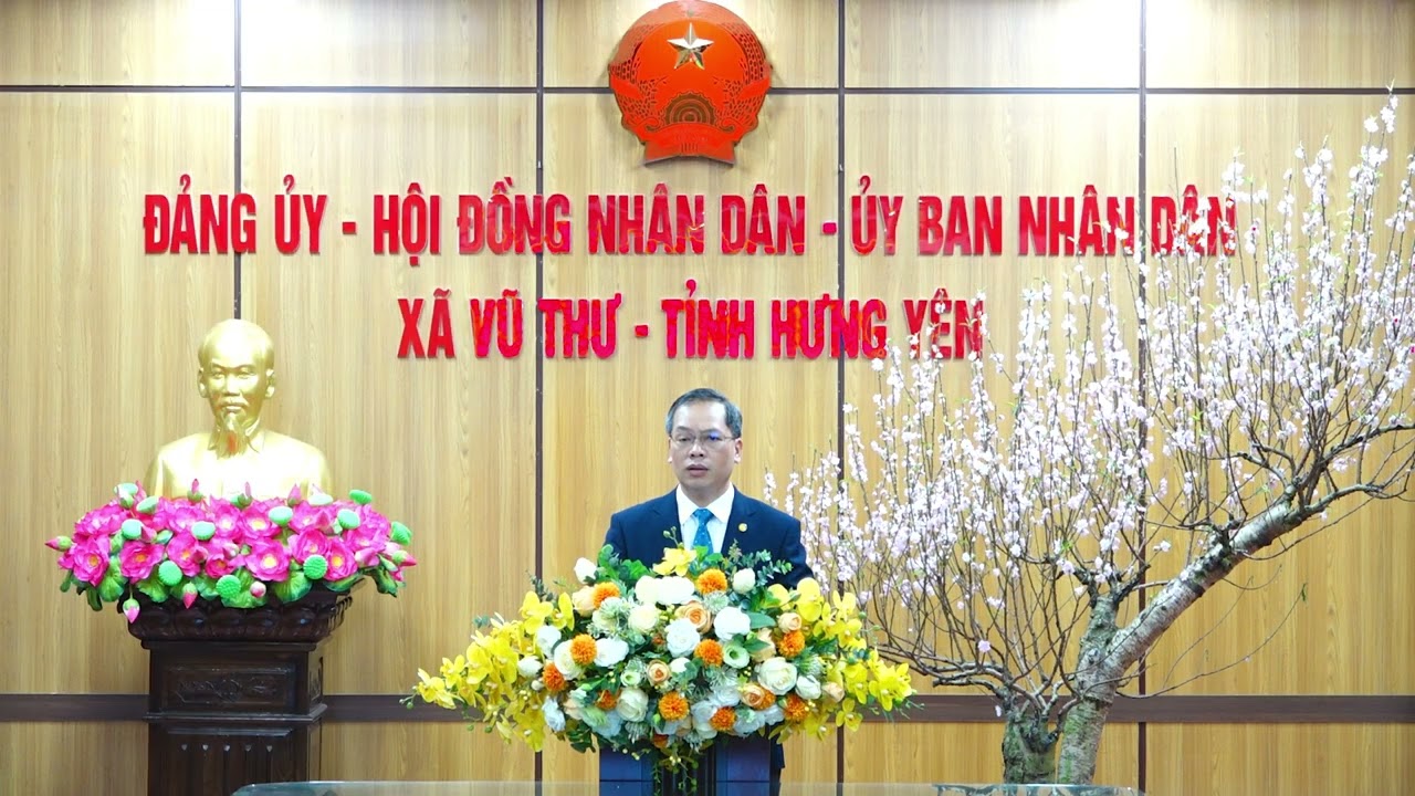 Chủ tịch UBND xã Vũ Thư chúc tết Bính Ngọ 2026